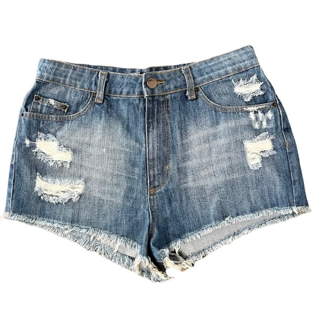 BDG High Rise Cheeky Denim Shorts - Picture 2 of 5